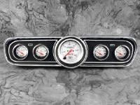 1965-66 Mustang Black Bezel w/ Arctic White Gauges